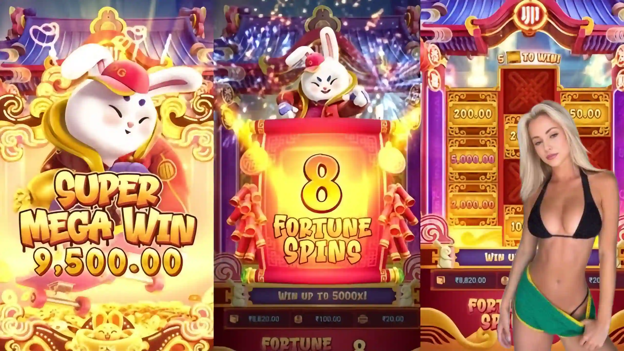 Wild Expansivo Fortune Rabbit 2424 - Coelho Dourado que Expande